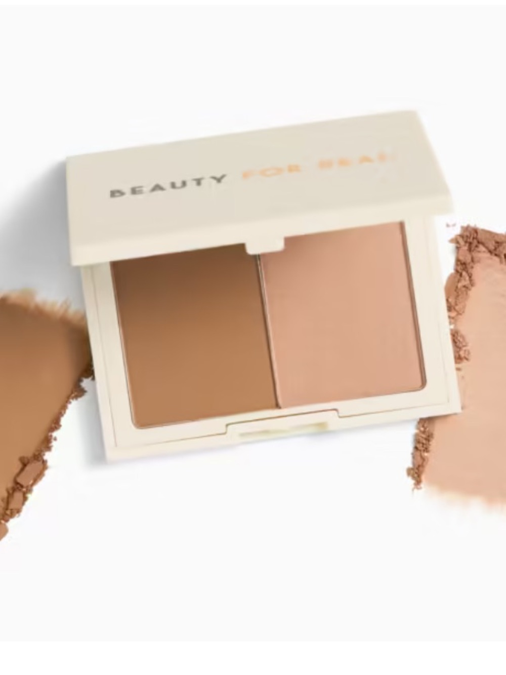 Beauty For Real Sun Sculpt Weightless Bronzer Duo NEW! Matt & Shimmer Bronzer